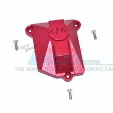 GPM Racing Aluminium Receiver Cover Red : Axial SCX10 III Jeep JL Wrangler