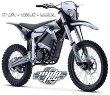 MotoTec Venom 12000W 72V Electric Dirt Bike 77MPH Street Legal Adult Off Road MX