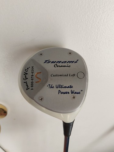 Pearl Tsunami Ceramic Golf Clubs Lite Wave Regular Flex RH 1 3 5 Wood & Putter - Picture 16 of 20
