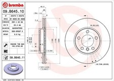 2x BREMBO Bremsscheibe Vorderachse für MINI