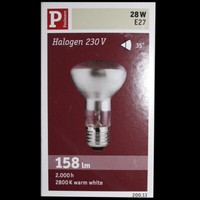 Paulmann Reflektor R63 28W Halogen Birne Gluehbirne E27 Dimmbar Halogenbirne