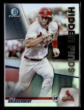 2020 Bowman #HF-PG Paul Goldschmidt Chrome Hidden Finds card