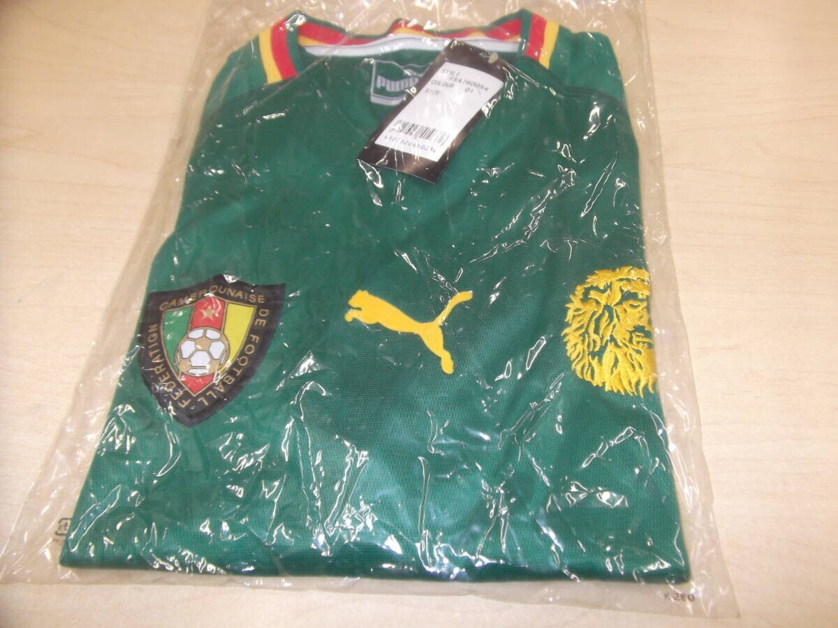 MINT Cameroon 2002 L Jersey Football Shirt Original Home Vintage M