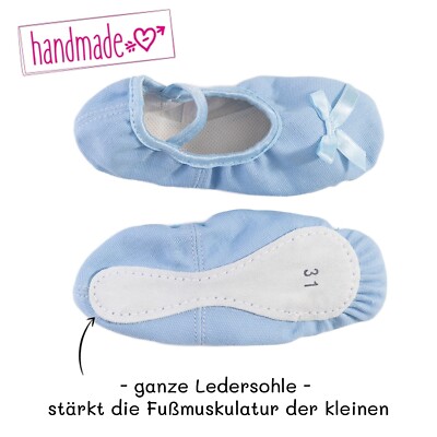 Flashy Stars   Tanzschuhe Ballettschuhe ganze Ledersohle Style Livia