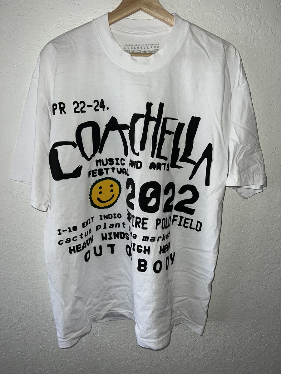 COACHELLA 2022 Cactus Plant Flea Market CPFM Shirt WHITE 2XL