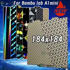 For Bambu Lab A1 Build Plate Double Sided H1H PEY PEI Bed Spring Steel Sheet New