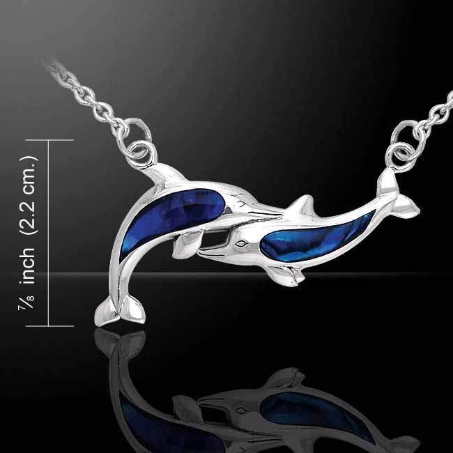 Pendentif dauphin opale en argent sterling par Alamea