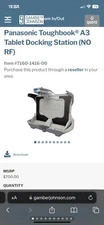 Panasonic Toughbook® A3 Tablet Docking Station (NO RF) Item #7160-1416-00