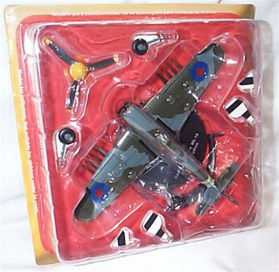 DeAgostini 1:72 Scale Diecast Hawker Typhoon MK1b RAF Fighter WW11 No35