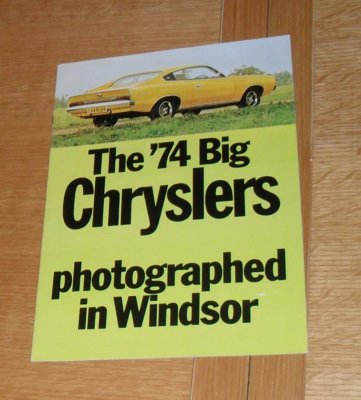 Chrysler Brochure 1973-1974 Valiant Regal Saloon Estate Valiant Charger CH - UK