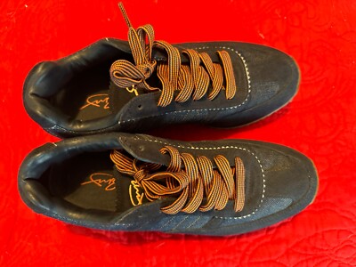 FUBU shoeS sneakers. blue denim & orange mens 8.5 | eBay