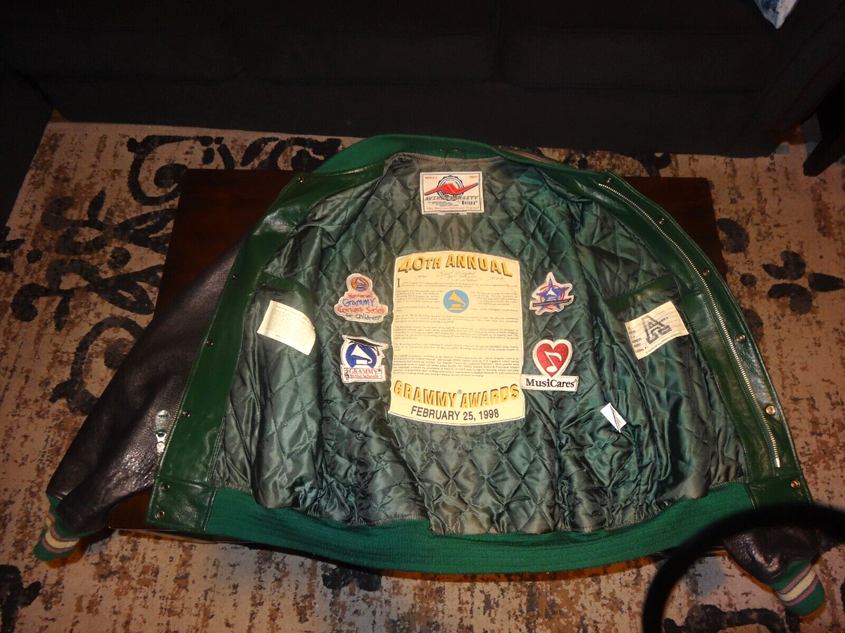 Autographed: Avirex Grammy Award 40th Anniversary Jacket | eBay