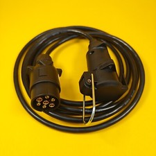 Extension Lead 7 Pin Plug To 7 Pin Flying Socket 3m Towing Cable Trailer 12V