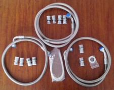 GM Duramax 2001-05 6,6 L LLY LB7 Allison kit de líneas de enfriamiento de transmisión SS trenzado