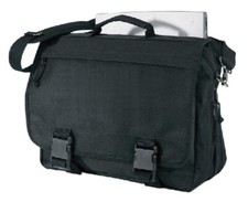 Black Expandable Laptop Tablet Travel Briefcase Messenger Bag School Work Padded