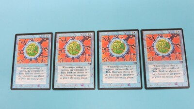 4x  RELIC BIND  ENCHANT  LEGENDS MTG MAGIC THE GATHERING NM / UNPLAYED