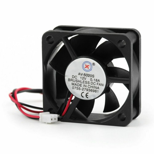 1× DC Brushless Cooling PC Computer Fan 12V 0.18A 5020s 50x50x20mm 2 Pin Fan RA - Afbeelding 2 van 6