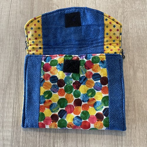 Handmade Quilted Little Girl Purse With Chain Play Time - Picture 3 of 3