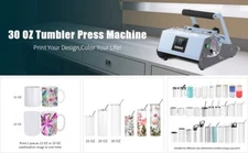 30oz sublimation Tumbler Press / Sub mug press /30oz Skinny Straight Tumbler