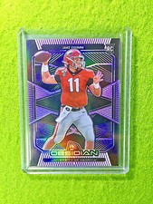 JAKE FROMM PRIZM ROOKIE CARD JERSEY #11 GEORGIA #/49 RC - 2020 Obsidian BILLS SP. rookie card picture