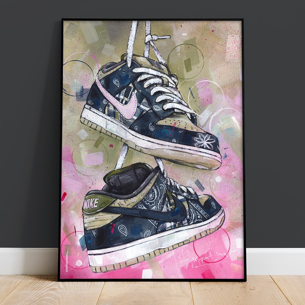 Nike sb dunk low Travis Scott poster (50x70cm / 19.68×27.56 inch