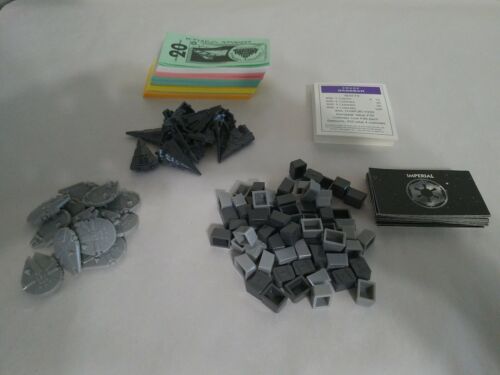 Star Wars 1996 Limited Edition Monopoly Replacement Pieces Money Properties - Picture 1 of 5