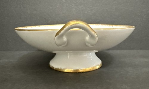 Haviland Limoges Footed Candy/Fruit Serving Bowl, Dated 1939 - Picture 7 of 17