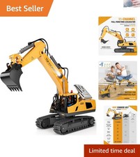 Durable Remote Control Excavator with 120 Minutes Playtime  Metal Construction