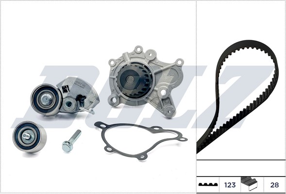 2x ✅Fits DOLZ KD183 TIMING KPL. + WATER PUMP   ⭐UK Seller⭐