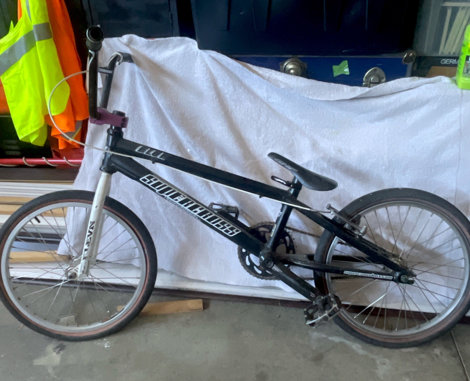 (Used) Blur Team Issue SUPERCROSS Racing BMX Bike 6061  T-6 Handmade Aluminum (400.00 USD)