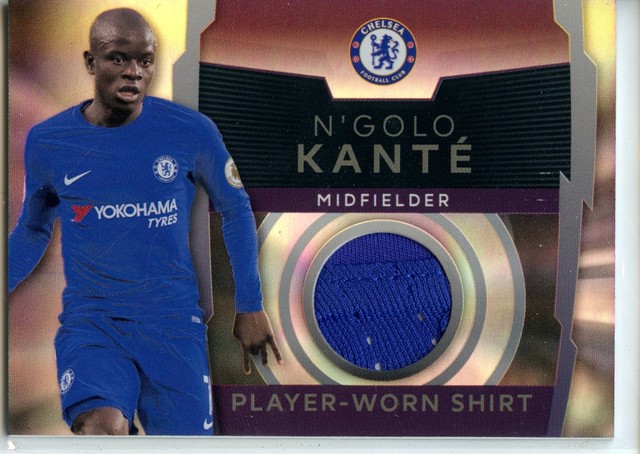 2017-18 Topps Premier League Platinum Shirt Jersey Relic N'Golo Kante - Chelsea