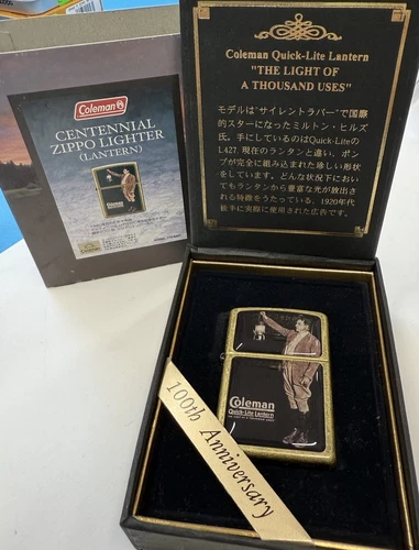 ZIPPO 2000 COLEMAN 100TH ANNIVERSARY LIMITED EDITION LIGHTER UNFIRED BOX E8