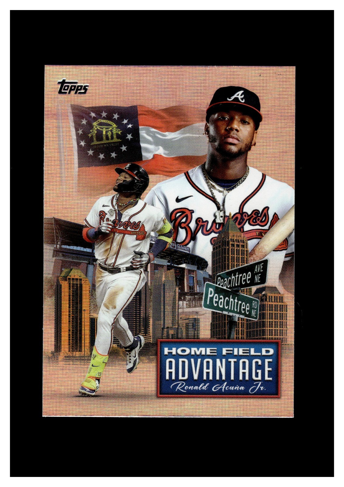 2024 Topps Home Field Advantage #HFA-11 Ronald Acuna Jr. Atlanta Braves