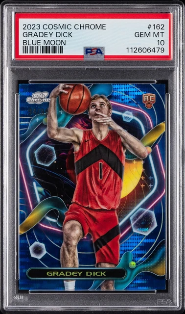 2023 TOPPS COSMIC CHROME BLUE MOON #162 GRADEY DICK 94/99 PSA 10