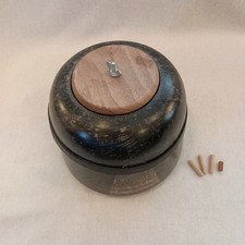 Vintage Nantucket Style Solid Wood Basket Mold Round 7 1/2 in Diameter