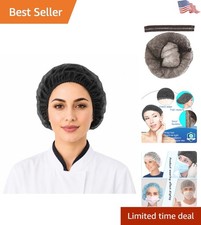 Comfortable  Breathable 21-Inch Bouffant Caps   Perfect for Food  Salon Use