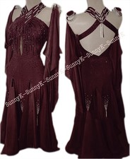 Handmade Dance Dress/Standard Ballroom Competition Dress smooth Waltz Tango