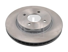 2 X FEBI BILSTEIN BRAKE DISC FRONT NISSAN AD ALMERA CUBE LATIO NOTE TIIDA VERSA