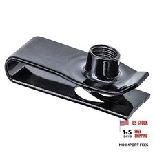 25pcs M6-1.0 Front Bumper Cover Splash Shield Grill Extruded U Nut One Size
