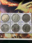 5 MORGAN 1 PEACE SILVER DOLLAR COIN LOT 90% SILVER