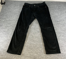 Levi's 559 Relaxed Straight Jeans Men's 34x30 Black Courdro Casual Comfort Pants