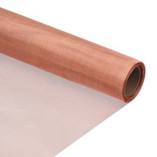 20"x118" 40 Mesh Copper Mesh Screen 1/8"x1-1/2"x12" Woven Wire Mesh Screen