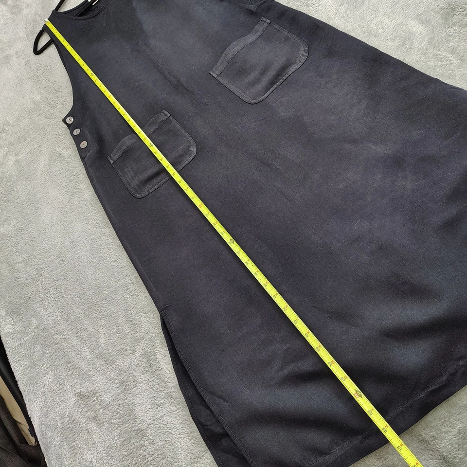 Винтажный 90-х квадратный нейтральный минималистский макси платье без рукавов женщин гранж Lagenlook - Изображение 4 из 4