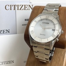Excellent condition Operational CITIZEN Eco Drive Radio Clock H415 S112907 Men's