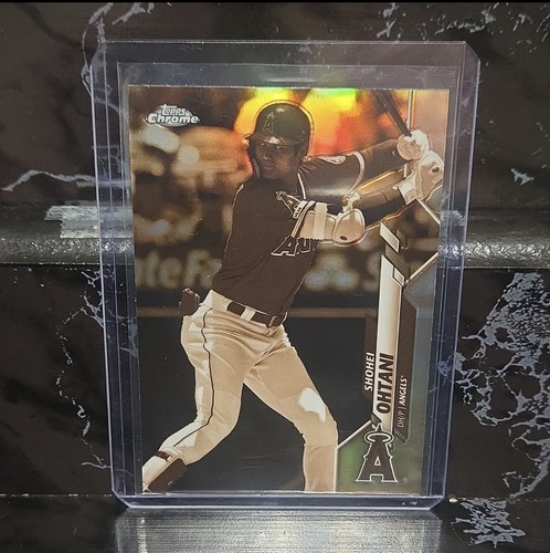 Topps 2020 Chrome Shohei Ohtani Sepia Refractor #21 Los Angeles Angels