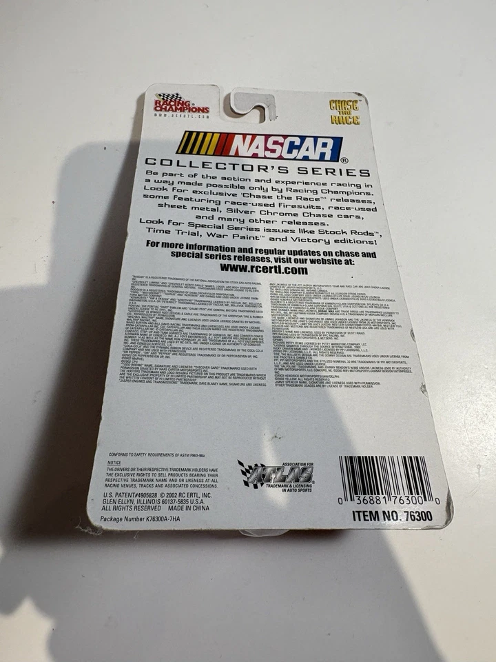 NASCAR RACING CHAMPIONS COLLECTOR’S SERIES 2002 WARD BURTON 22 DieCast 1:64 - Image 2 of 2