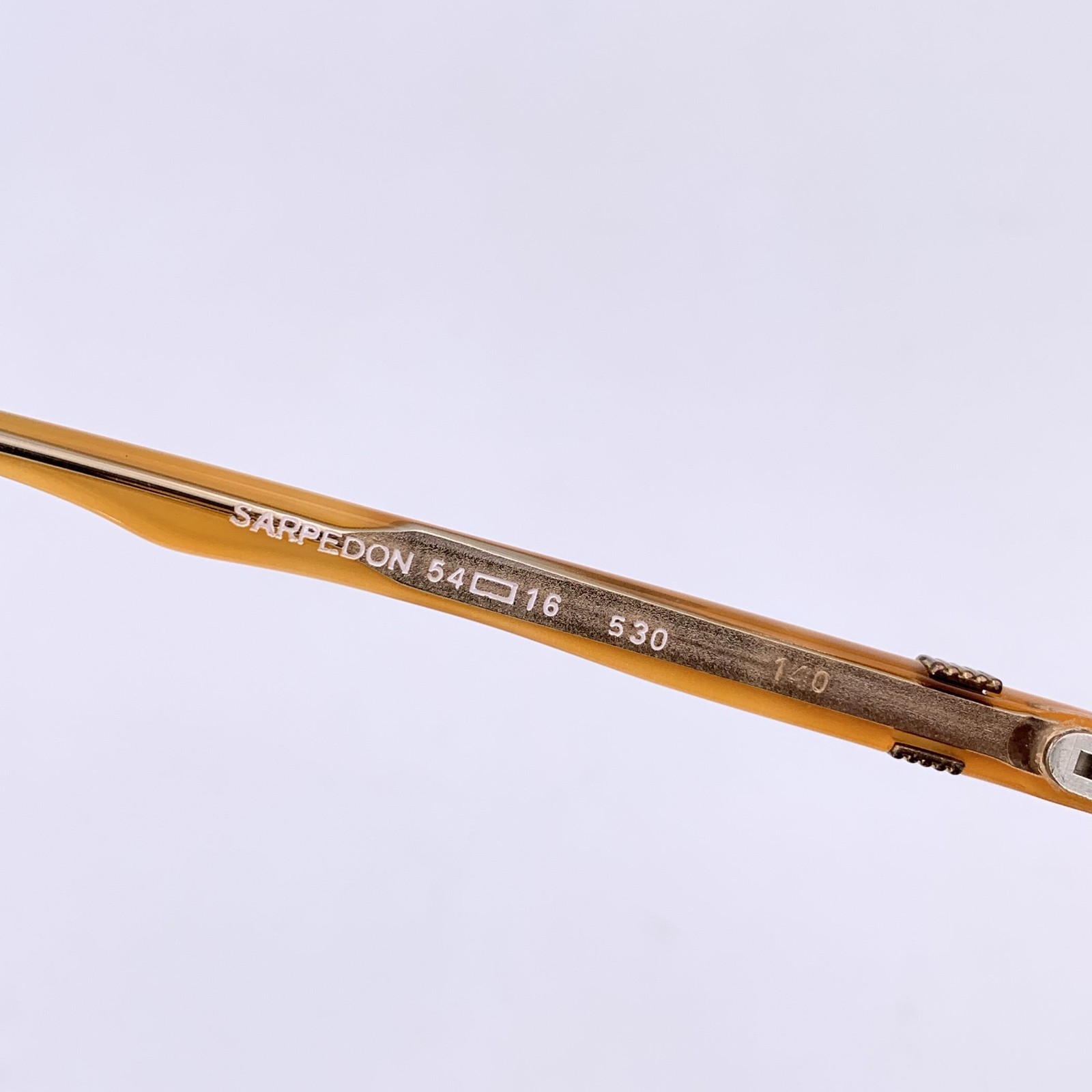 Authentic Yves Saint Laurent Vintage Beige SARPEDON Sunglasses 54/16 140mm thumbnail 3