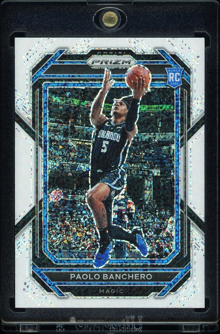 Paolo Banchero 2022-23 Panini Prizm #249 White Sparkle Prizm Rookie SSP Magic