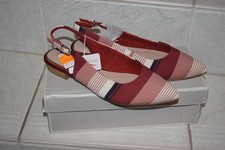 NEU: Bequeme Slingback-Ballerina von TAMARIS Gr. 40 bunt gestreift