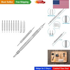 Spring Bar Tool Kit for Watch Link Removal - 10 Replacement Tips